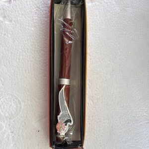 Harley Davidson Elegant Silver and Brown Pen